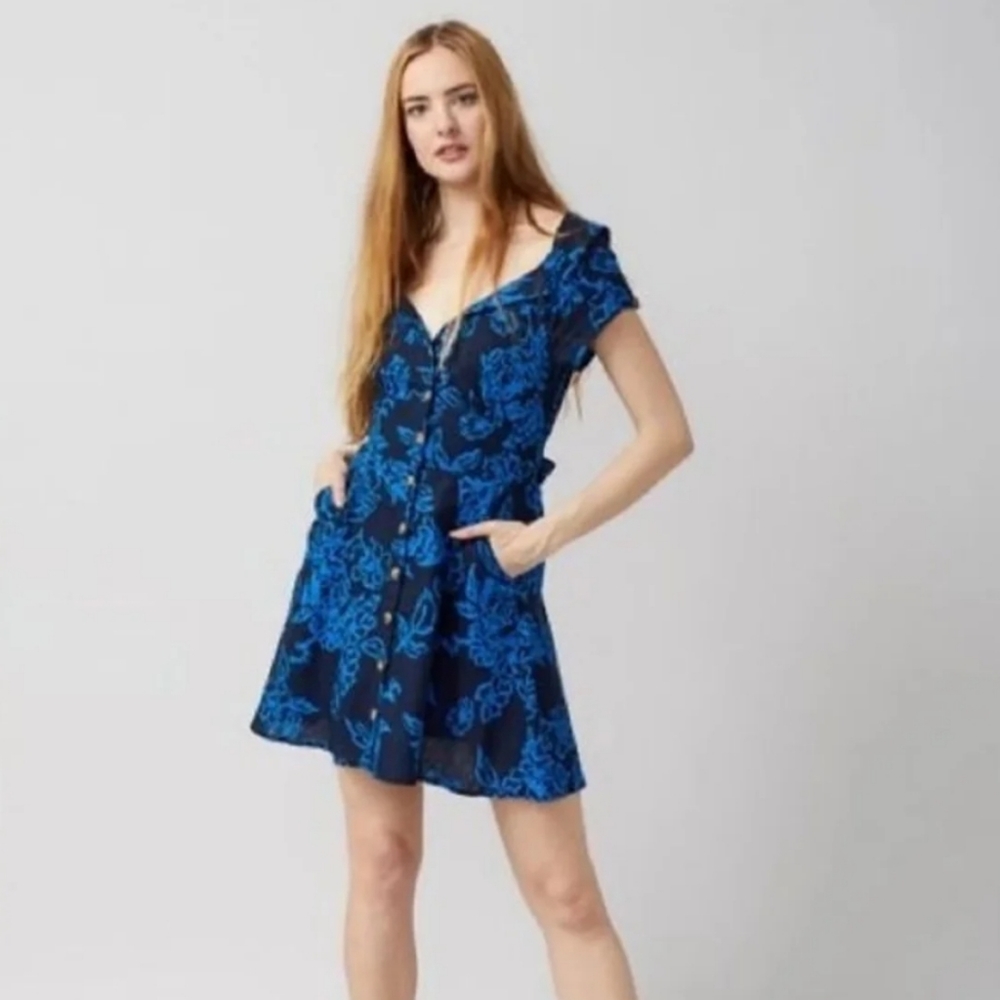 Free People floral dress size 12